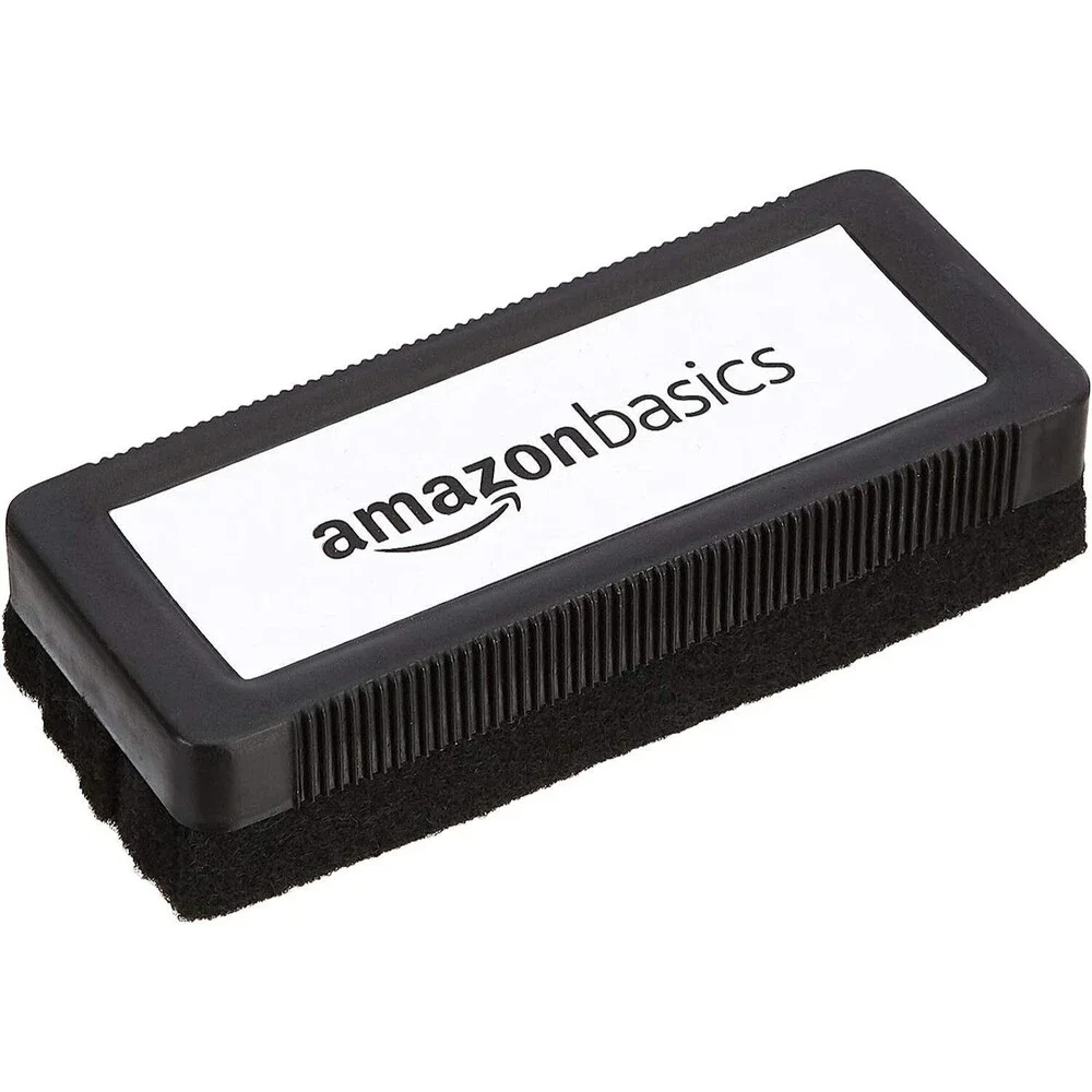 Amazon Basics Dustless Chalk with Eraser White 24 Pack